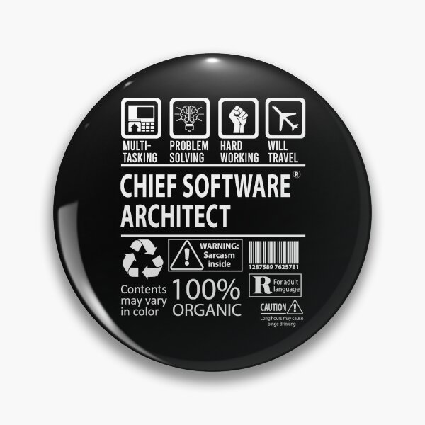 Item preview, Chief Software Architect T Shirt - Multitasking Job Gift Item Tee designed and sold by ueenanerne.