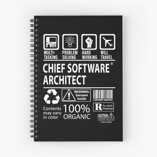 Item preview, Chief Software Architect T Shirt - Multitasking Job Gift Item Tee designed and sold by ueenanerne.