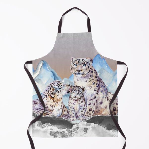 Item preview, Snow Leopard family love. Coolness and warmth. designed and sold by Orianah.