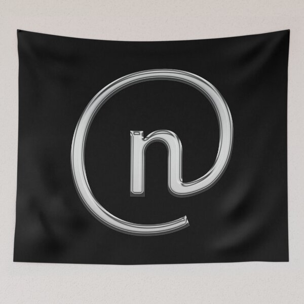 Item preview, n in an @ sign designed and sold by Logo-stick.