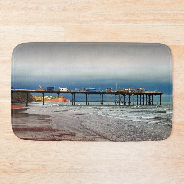 Item preview, Teignmouth Pier And Beach Devon England UK designed and sold by AndyEvansPhotos.
