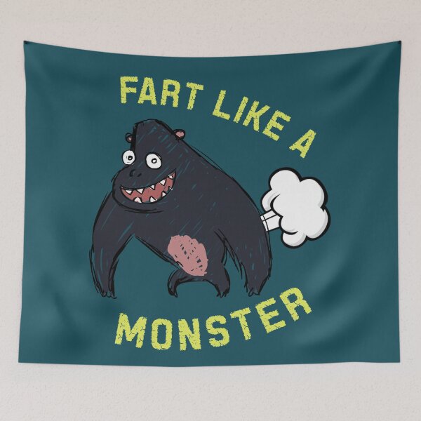 Item preview, Fart like a monster designed and sold by SidTastic .