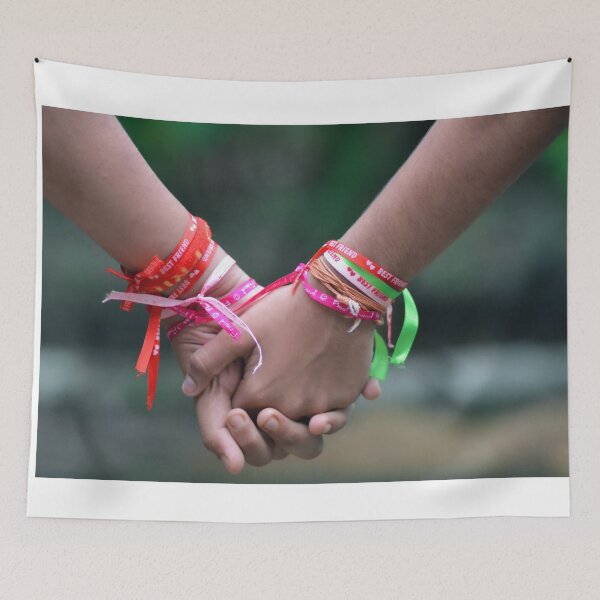 Item preview, Friends forever/best friends holding hands/happy friendship day! designed and sold by VeenaNair23.
