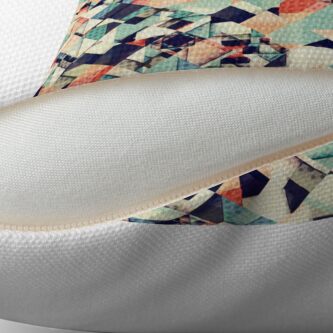 Alternate view of Jumble of Colors And Texture Floor Pillow
