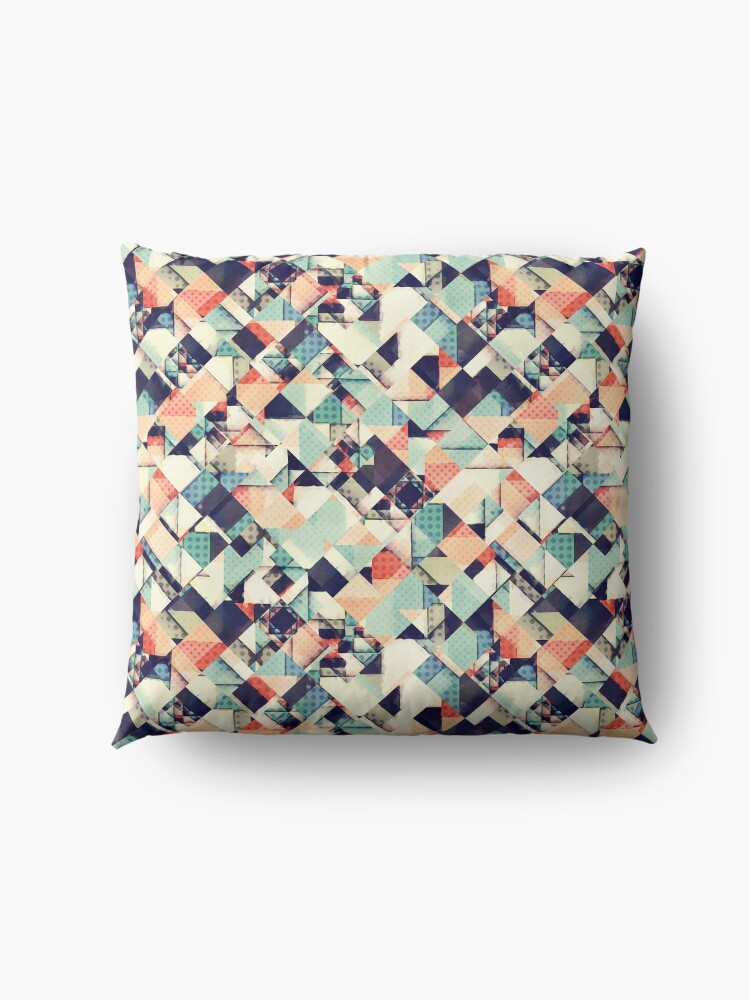 Alternate view of Jumble of Colors And Texture Floor Pillow