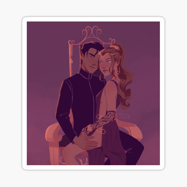 Item preview, Feyre and Rhysand  designed and sold by Mellendraws.