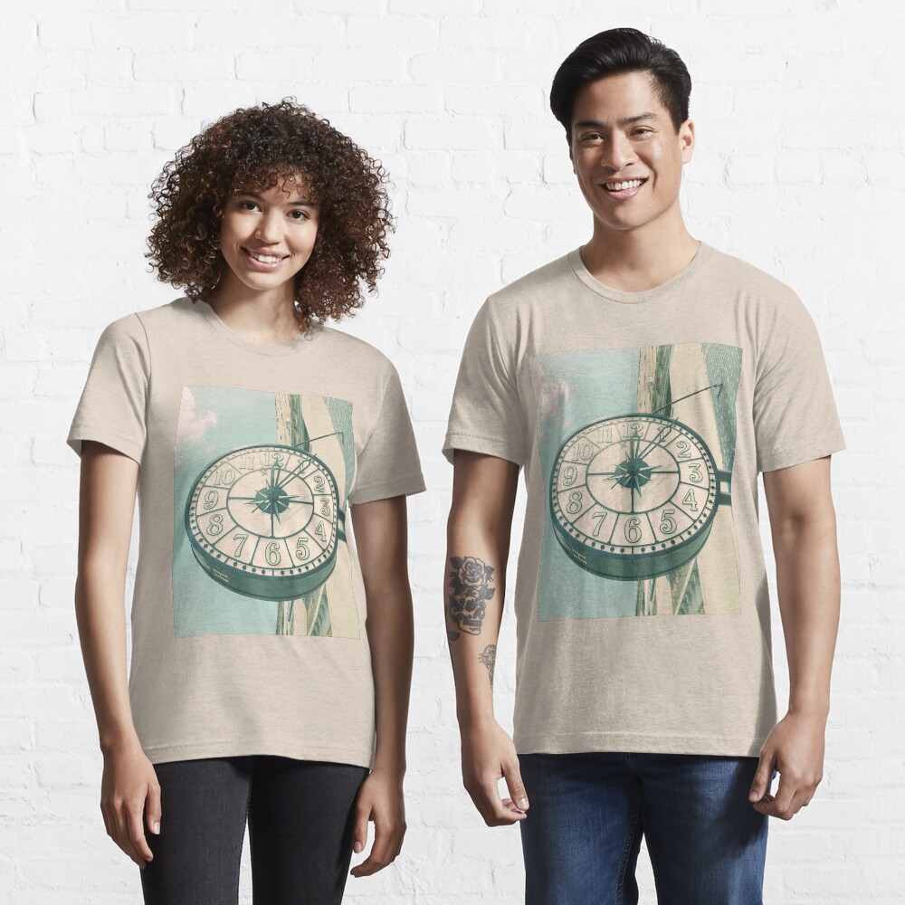 Time after Time - Clock and Compass Photography Essential T-Shirt