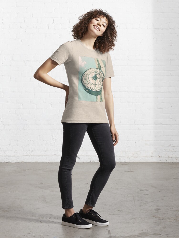 Alternate view of Time after Time - Clock and Compass Photography Essential T-Shirt
