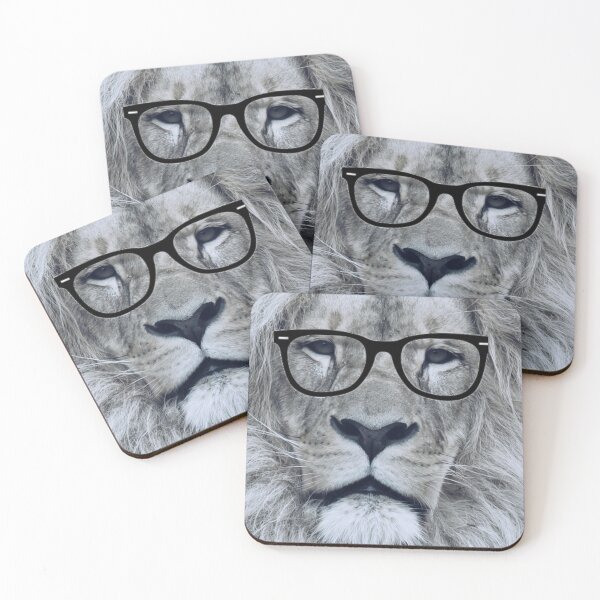 Item preview, The king Lion wearing Glasses/ cool lion / Lion / funny Gifts/ cool Style /wild Style  designed and sold by Lam Assia.