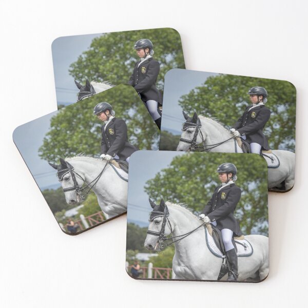 Item preview, Beautiful white Lusitano during Dressage competition. Amazing animal. designed and sold by AylaHarbich.
