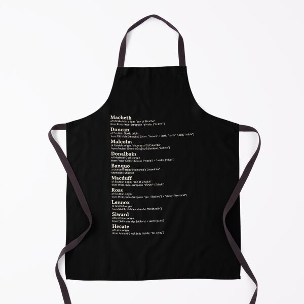 Item preview, Macbeth William Shakespeare names etymology designed and sold by YourNameStory.