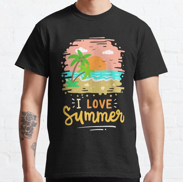 Summer Beach Vacation Vintage Classic T-Shirt