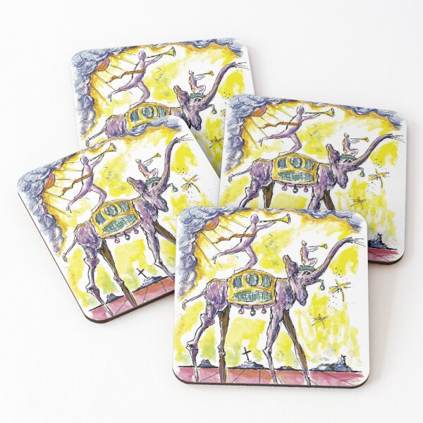 Item preview, ELEPHANT : Vintage Celestial Abstract Print designed and sold by posterbobs.