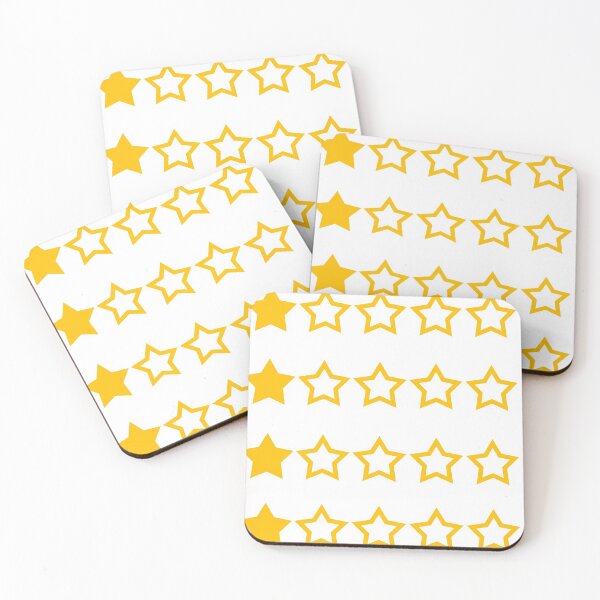 Item preview, One star rating sticker pack of 4 designed and sold by Roy Store.