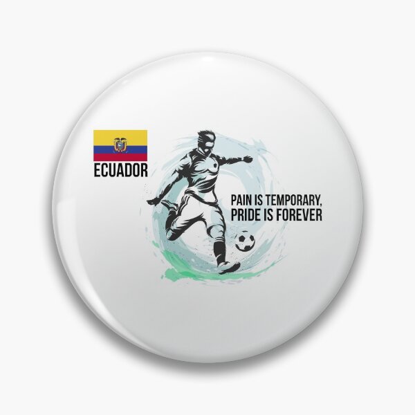 Item preview, Ecuadorian Football Player kicking the Football - Football designed and sold by cravingmart.