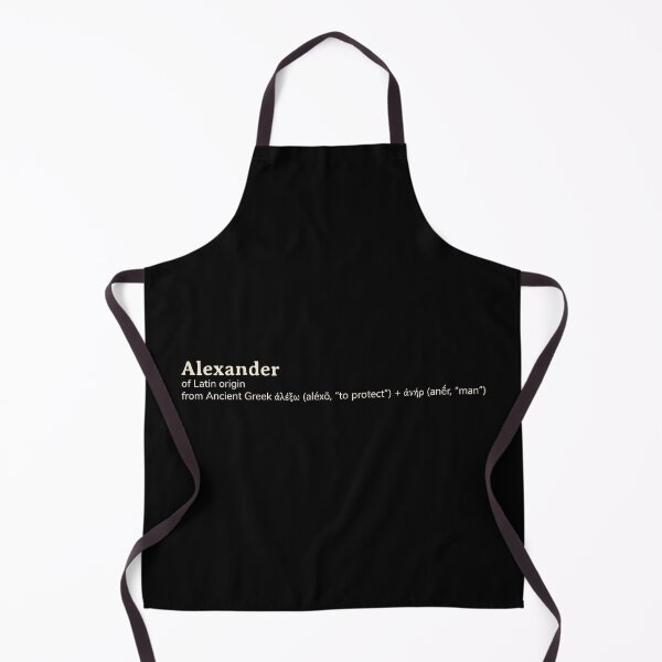 Item preview, Alexander name etymology designed and sold by YourNameStory.