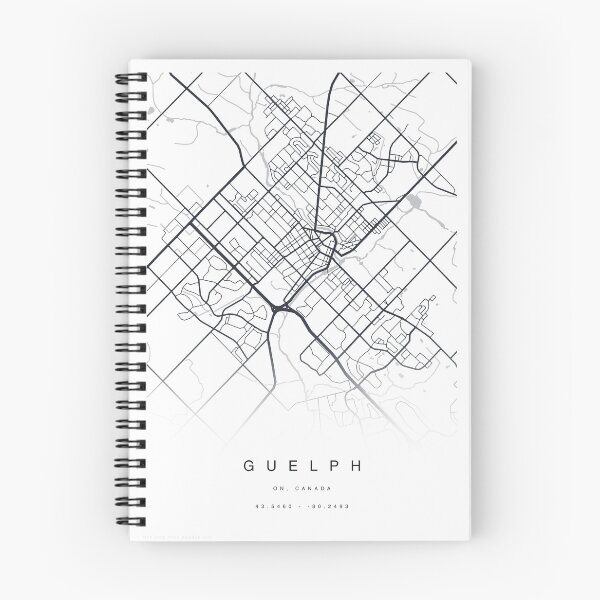Item preview, Guelph, Ontario, Canada Map Poster designed and sold by TheZenSprout.