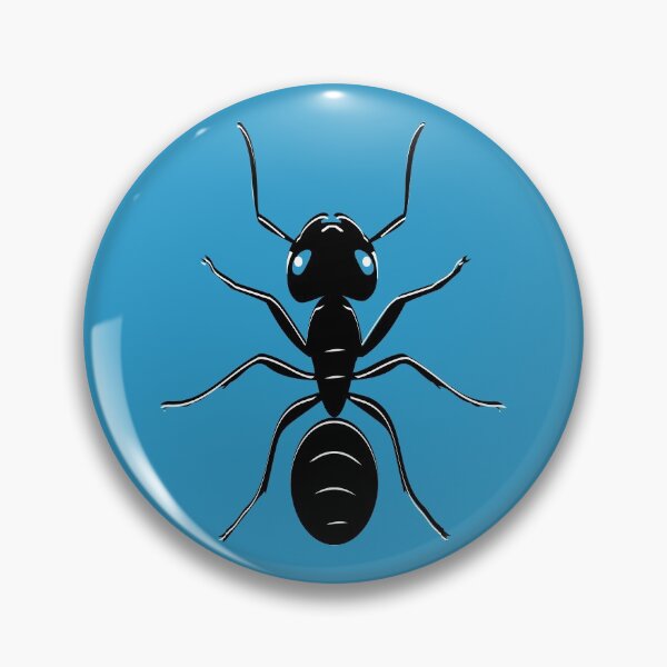 Item preview, black ant walking top view  designed and sold by mirrorimages.