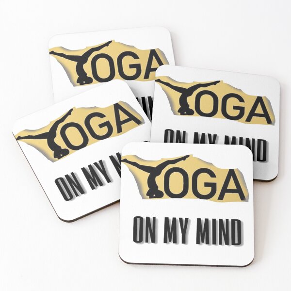 Aperçu de l'œuvre Yoga on my mind lady love yoga design yoga international lovers créée et vendue par Hamdishop.