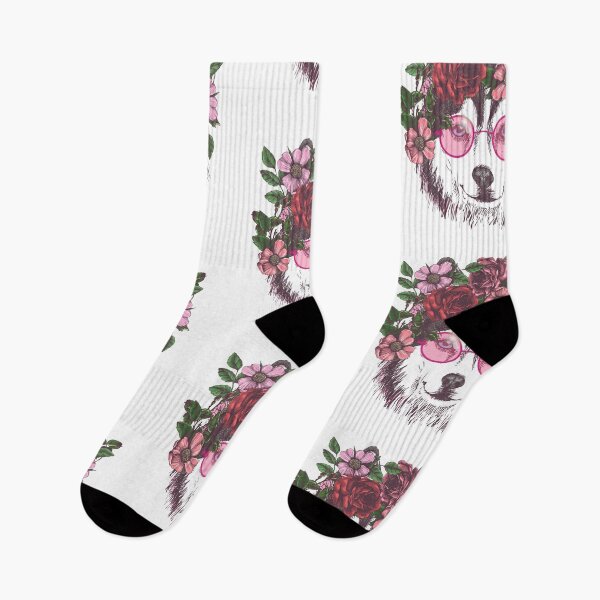 Item preview, Husky Flower Lovers designed and sold by Jackchann.