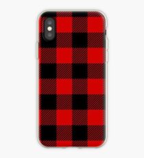 buffalo plaid iPhone Case