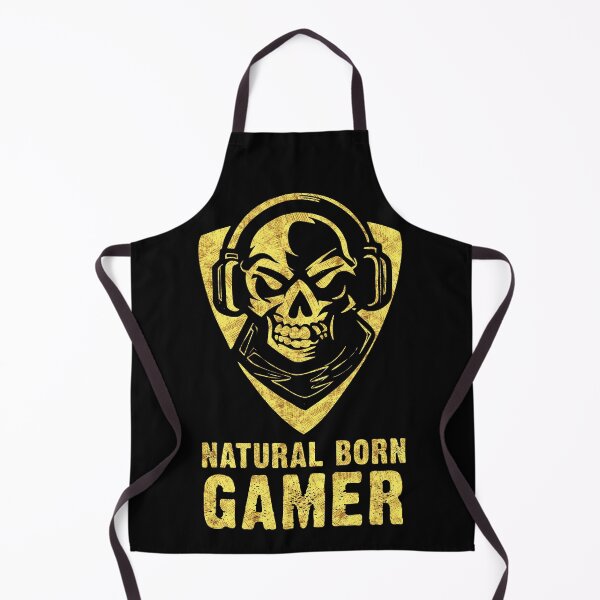Item preview, ✪ Natural Born GAMER ✪ Skull with Headphones Abstract Tattoo Style designed and sold by Naumovski.