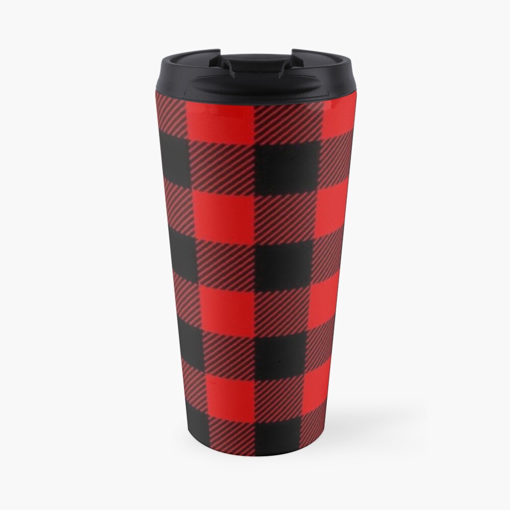 buffalo plaid Travel Mug