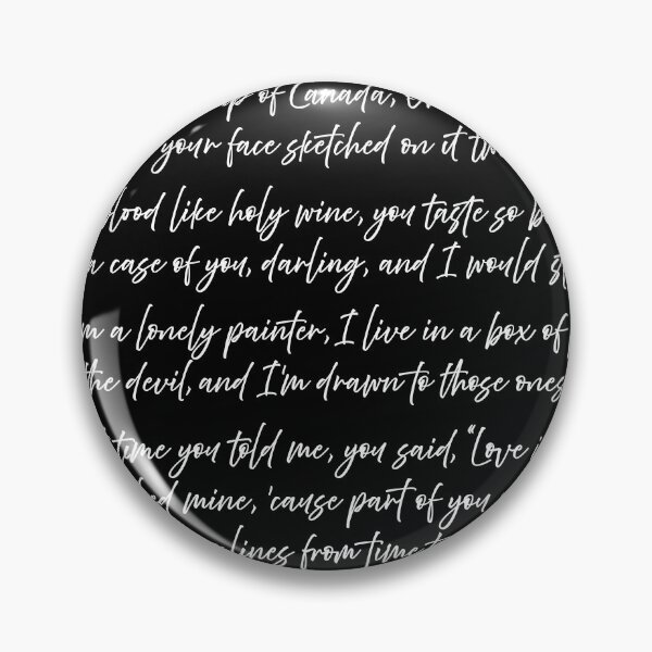 Item preview, A Case of You - Joni Mitchell (lyrics) v.2 designed and sold by x1brett.