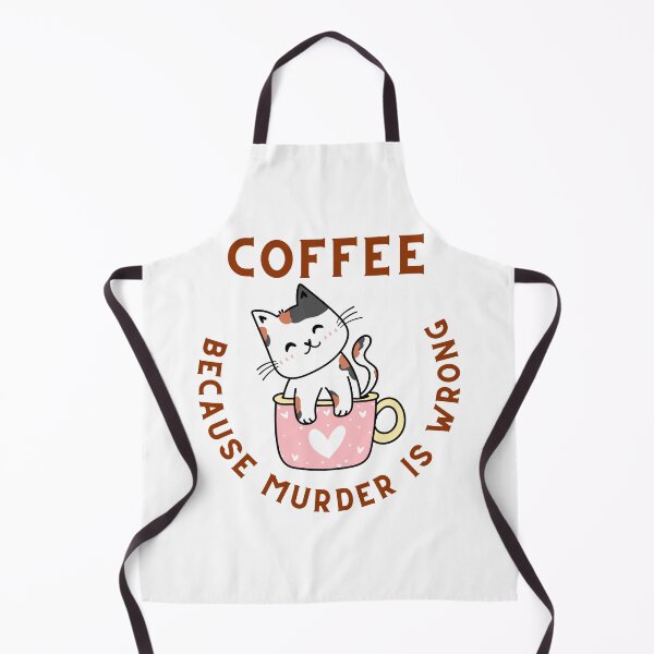 Item preview, Coffee Because Murder Is Wrong designed and sold by Chanchane Store.