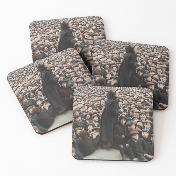 Item preview, Katherine Douglas Smith speaking to a crowd of men, 1906-1914. designed and sold by Marina Amaral.