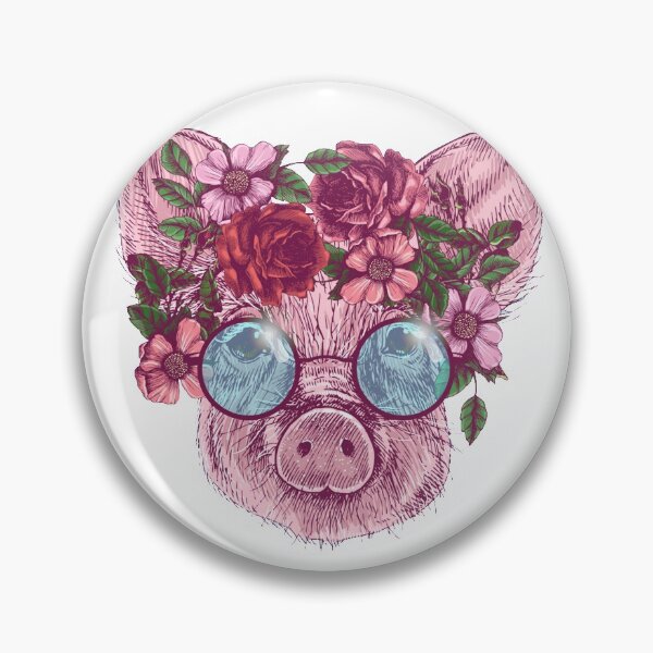 Item preview, Pig Flower Lovers designed and sold by Jackchann.