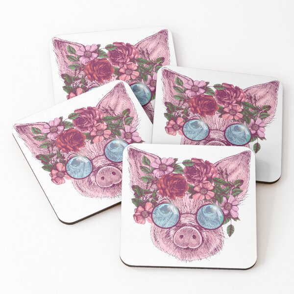 Item preview, Pig Flower Lovers designed and sold by Jackchann.