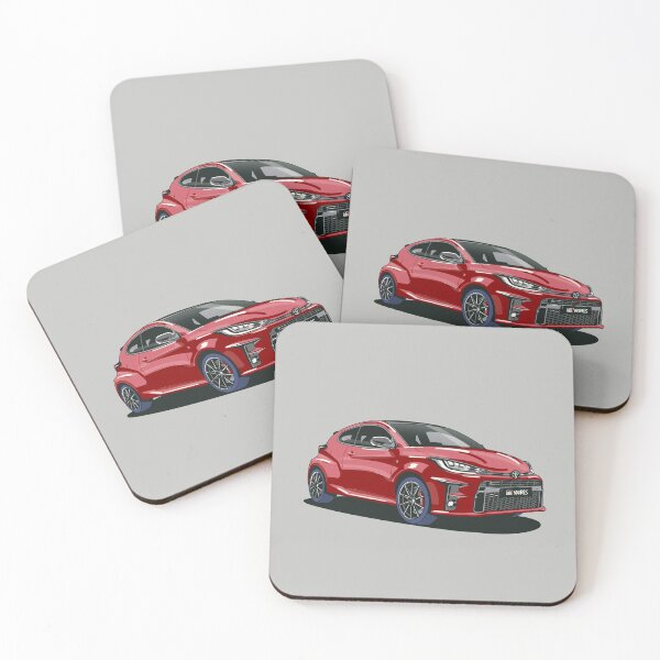 Item preview, Toyota GR Yaris in Scarlet Flare designed and sold by Webazoot Industries - Car Art.