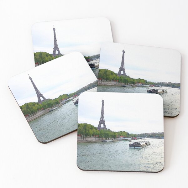 Item preview, Eiffel tower and Seine river designed and sold by Sasas Design.