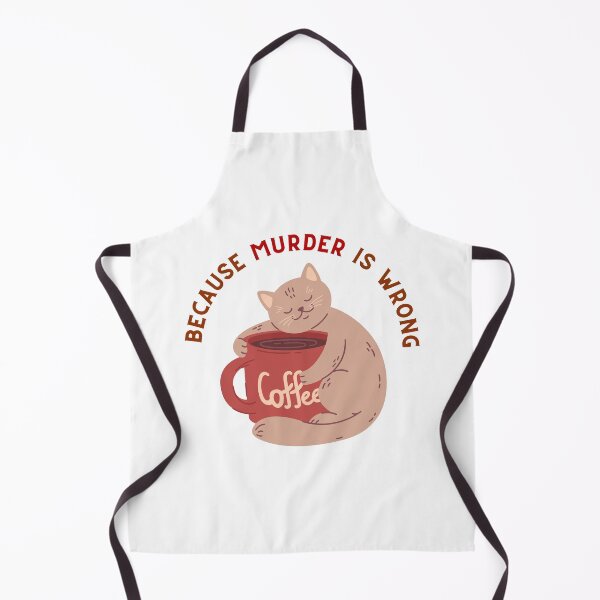 Item preview, Coffee Because Murder Is Wrong designed and sold by Chanchane Store.
