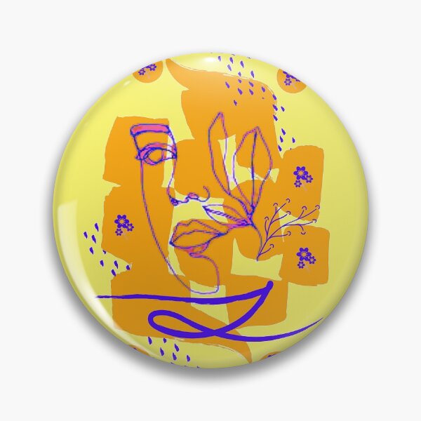 Item preview, Minimalist Linear Abstract Face of a Woman, nr 3 graphic psychedelic abstract art, trippy graphic psychedelic arte abstracto designed and sold by Adri Barnard.