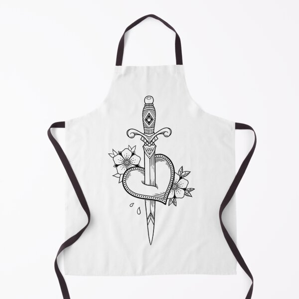Item preview, Dagger & Heart - Classic Old School designed and sold by SoulArtLove.