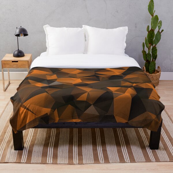 Aperçu de l'œuvre Orange Modern Polygonal Military Camouflage Camo Style créée et vendue par TeeColony.