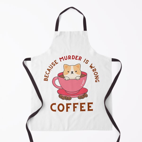 Item preview, Coffee Because Murder Is Wrong designed and sold by Chanchane Store.