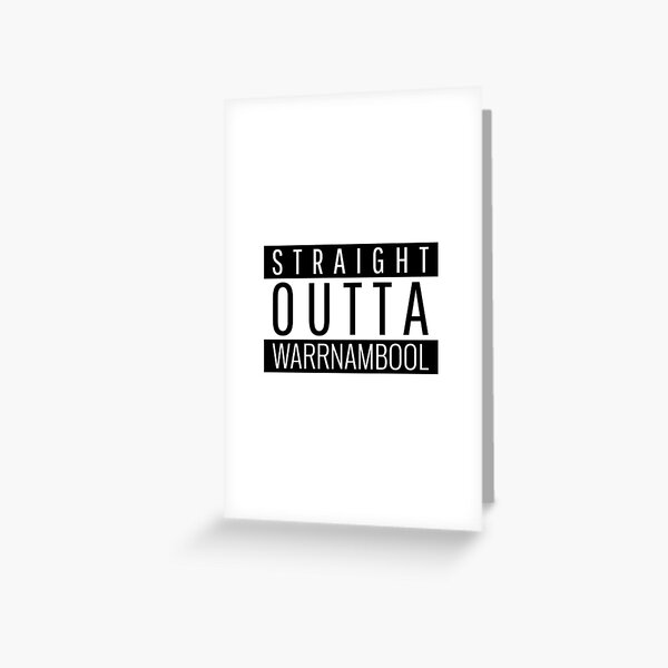 Item preview, Straight Outta Warrnambool Victoria  designed and sold by Teelogic.