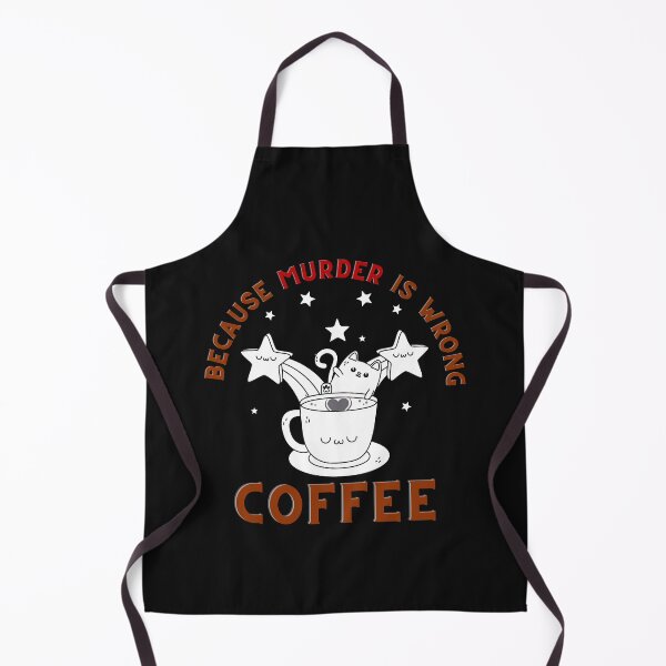 Item preview, Coffee Because Murder Is Wrong designed and sold by Chanchane Store.