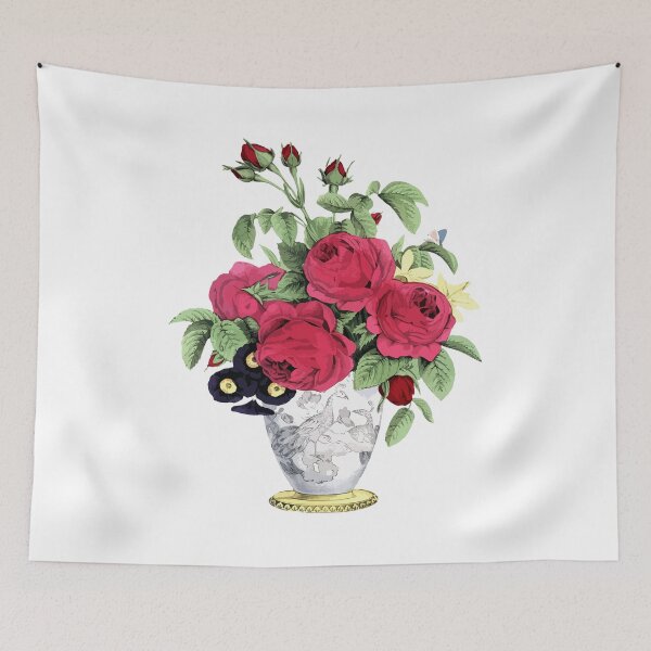 Item preview, vase of flowers Beauty Illustration Sticker designed and sold by Farid1Shop.