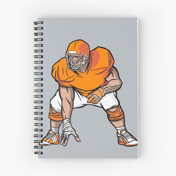 Item preview, Orange and White Football Player designed and sold by SLAG-Creative.