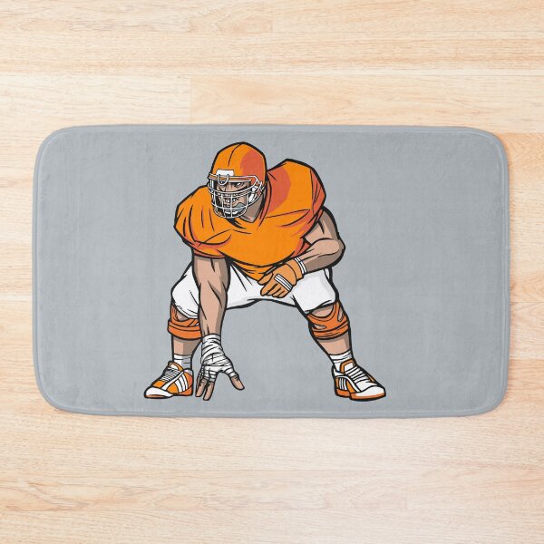 Item preview, Orange and White Football Player designed and sold by SLAG-Creative.