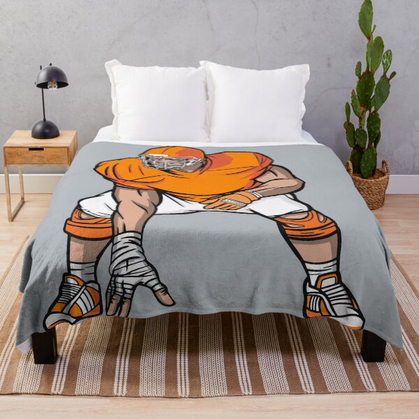 Item preview, Orange and White Football Player designed and sold by SLAG-Creative.