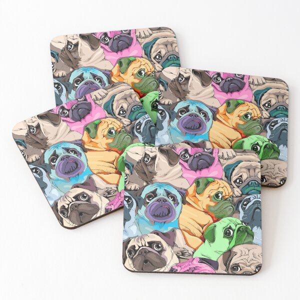 Item preview, Color Pug Dog designed and sold by Jackchann.