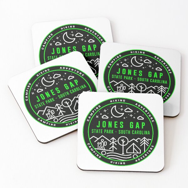 Item preview, Jones Gap State Park Hipster Green Logo designed and sold by VanyaKar.
