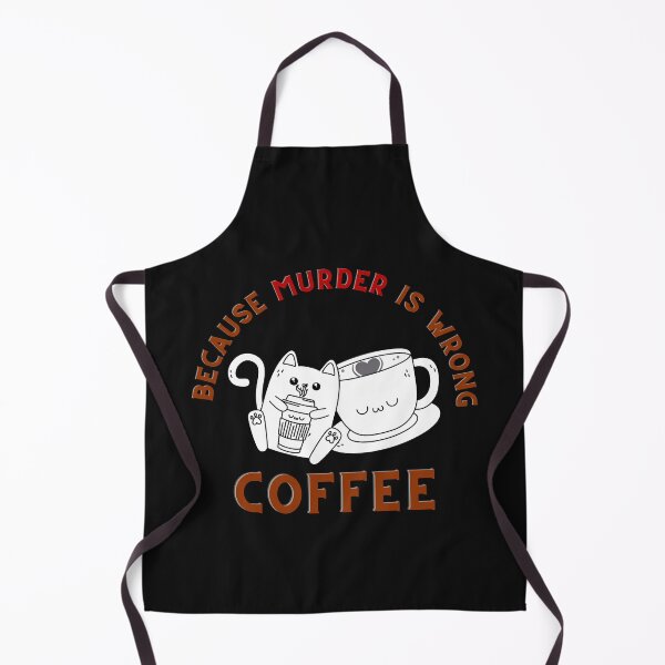 Item preview, Coffee Because Murder Is Wrong designed and sold by Chanchane Store.