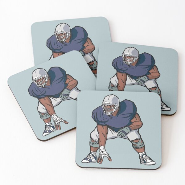 Item preview, Blue and Gray Football Player designed and sold by SLAG-Creative.