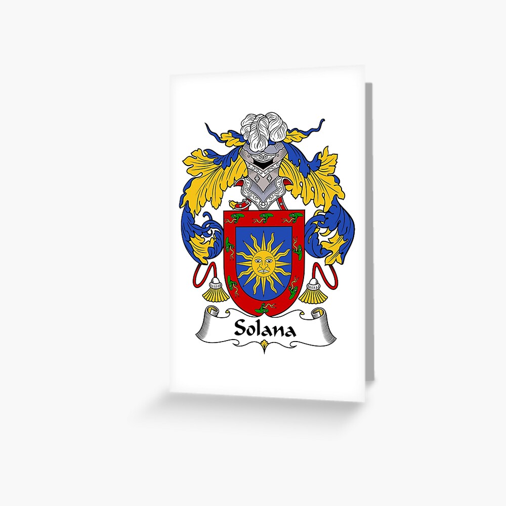 Silano Coat of Arms/Family Crest Greeting Card